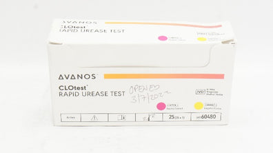 Avanos 60480 CLOtest Rapid Uriase Test (x) - Box of 10